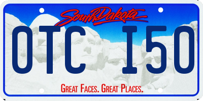SD license plate 0TCI50