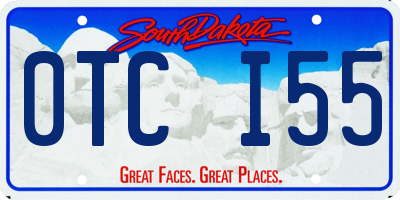 SD license plate 0TCI55