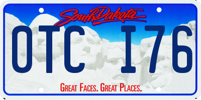 SD license plate 0TCI76