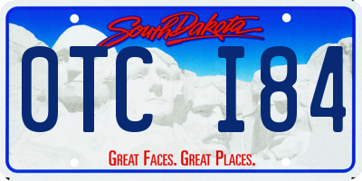 SD license plate 0TCI84