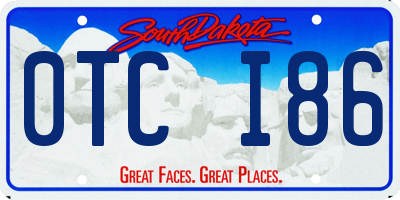SD license plate 0TCI86