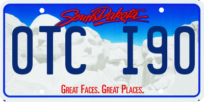 SD license plate 0TCI90