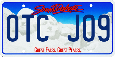SD license plate 0TCJ09