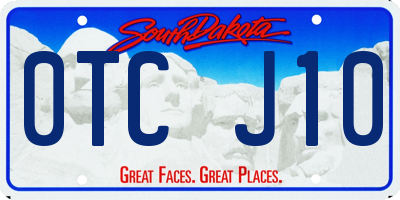 SD license plate 0TCJ10