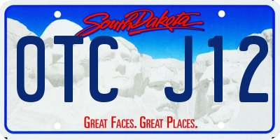 SD license plate 0TCJ12