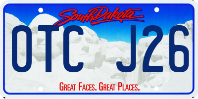SD license plate 0TCJ26