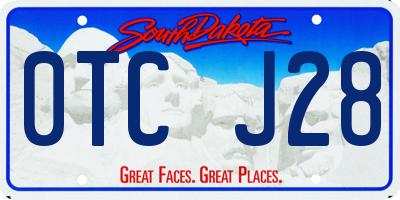 SD license plate 0TCJ28