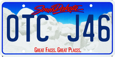 SD license plate 0TCJ46