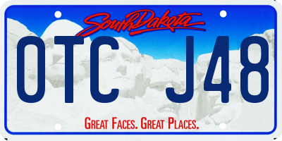 SD license plate 0TCJ48