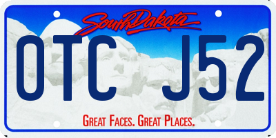 SD license plate 0TCJ52