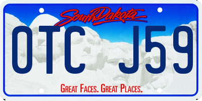 SD license plate 0TCJ59
