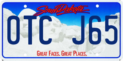 SD license plate 0TCJ65