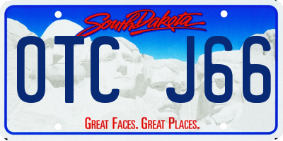 SD license plate 0TCJ66