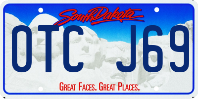 SD license plate 0TCJ69