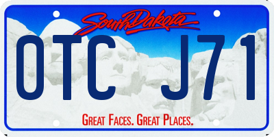 SD license plate 0TCJ71
