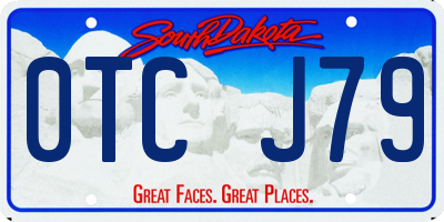 SD license plate 0TCJ79