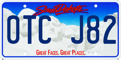 SD license plate 0TCJ82