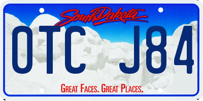 SD license plate 0TCJ84