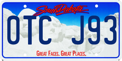 SD license plate 0TCJ93