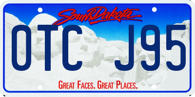 SD license plate 0TCJ95