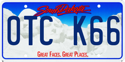 SD license plate 0TCK66