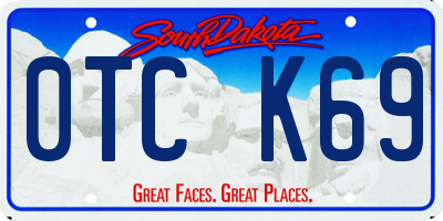 SD license plate 0TCK69