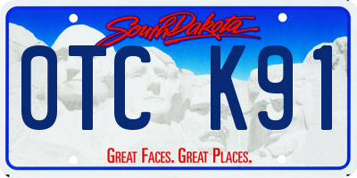 SD license plate 0TCK91