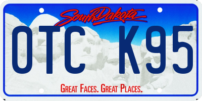 SD license plate 0TCK95