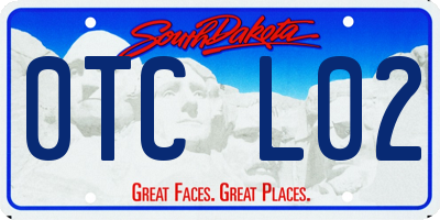 SD license plate 0TCL02