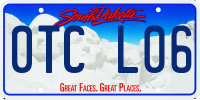 SD license plate 0TCL06