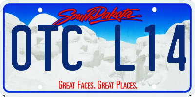 SD license plate 0TCL14