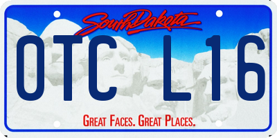 SD license plate 0TCL16