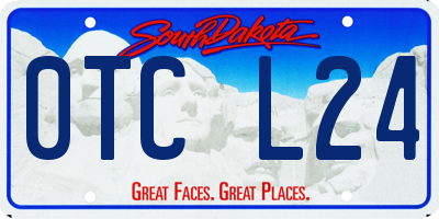 SD license plate 0TCL24