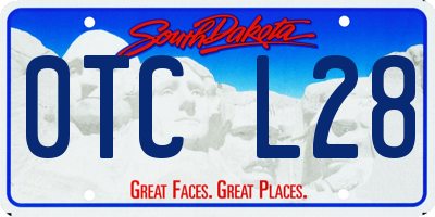 SD license plate 0TCL28