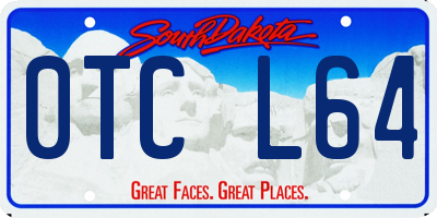 SD license plate 0TCL64