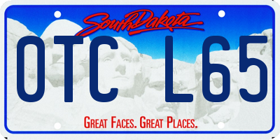 SD license plate 0TCL65
