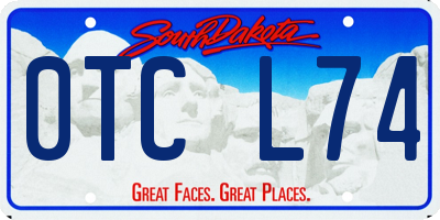 SD license plate 0TCL74