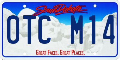 SD license plate 0TCM14