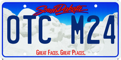 SD license plate 0TCM24