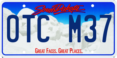 SD license plate 0TCM37