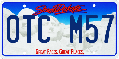 SD license plate 0TCM57