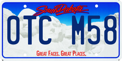 SD license plate 0TCM58