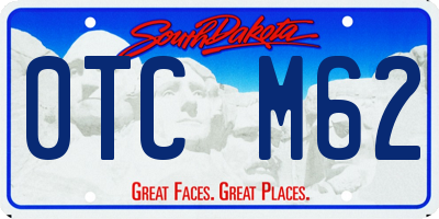 SD license plate 0TCM62