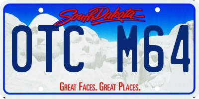 SD license plate 0TCM64