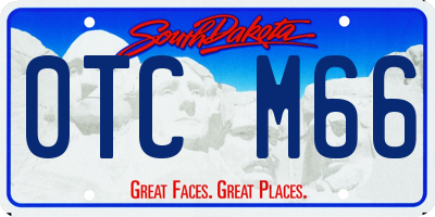 SD license plate 0TCM66