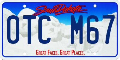 SD license plate 0TCM67