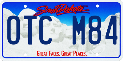 SD license plate 0TCM84