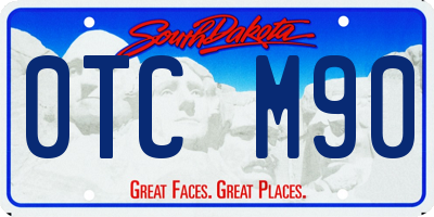 SD license plate 0TCM90