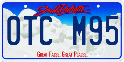 SD license plate 0TCM95