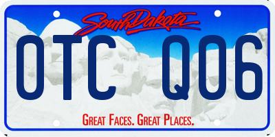 SD license plate 0TCQ06